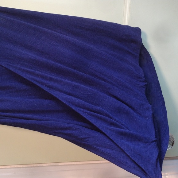 Women's Tresics spaghetti strap slouch front navy racerback tank Small - Picture 5 of 6